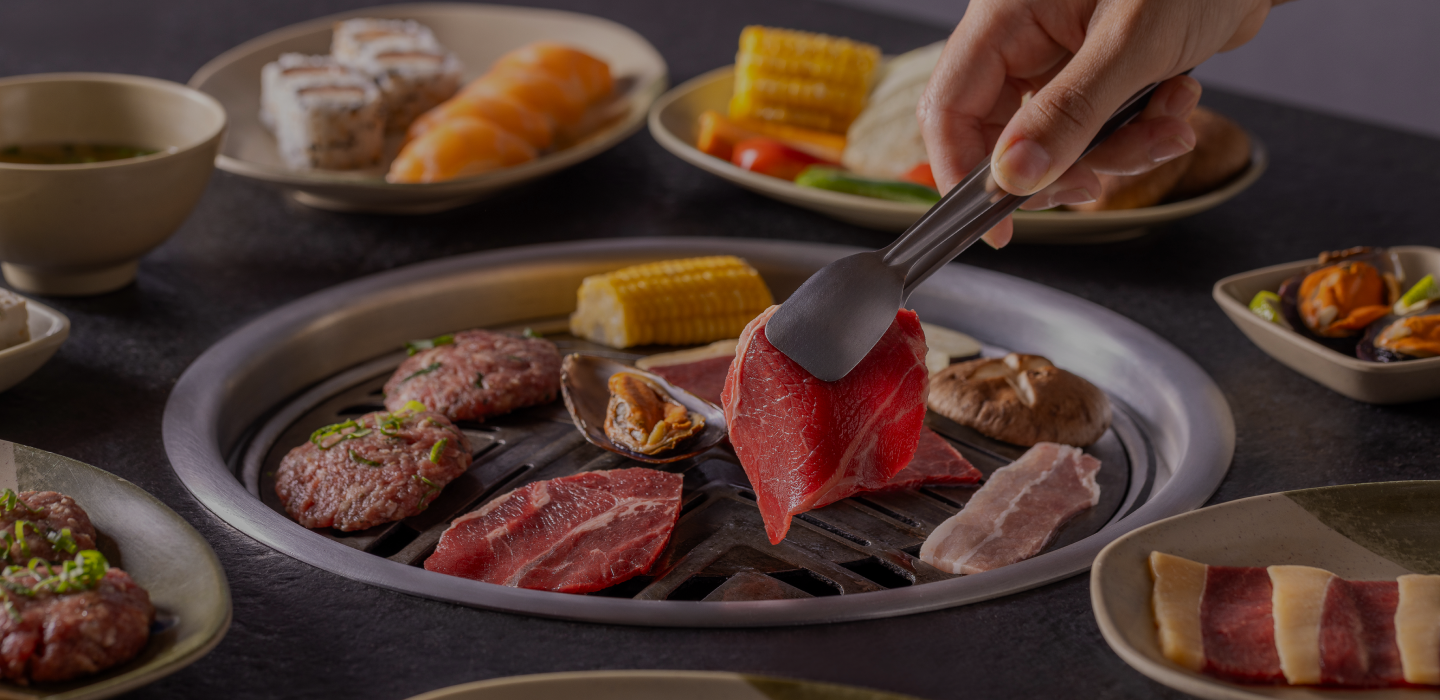 foto demonstrativa da grelha de yakiniku