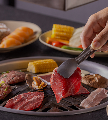 foto demonstrativa da grelha de yakiniku
